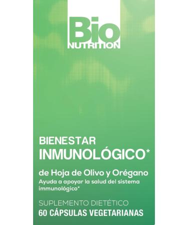 Bio Nutrition Immune Wellness, Olive Leaf & Oregano, 60 Vegetarian Capsules - Buy Online on GoSupps.com