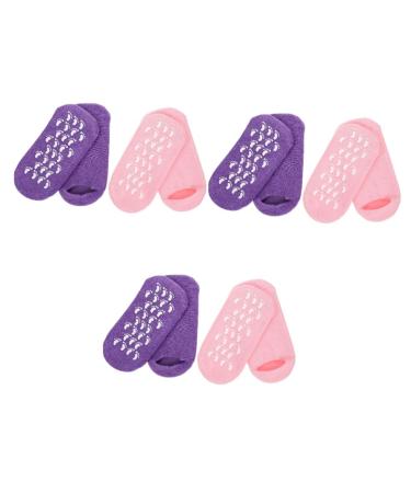 minkissy Shopping Cart 6 Pairs Gel Socks Miss Nursing Cover Foot Cotton Yarn Skincare Products