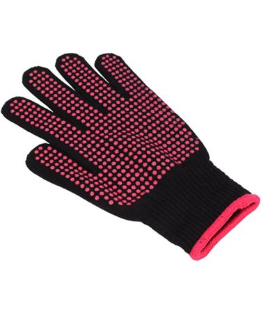 Dewedrt Double-Sided Hair Straightener Curling Tong Hairdressing Heat Finger Gloves Hair Salon Tools Outdoor Barbecue Gloves - Buy Online on GoSupps.com