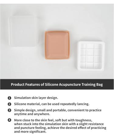 Acupuncture Training Bag 10 Pack | Silicone Sponge Injection Pad Model for Beginners | Practice Kit Without Needles - Buy Online on GoSupps.com
