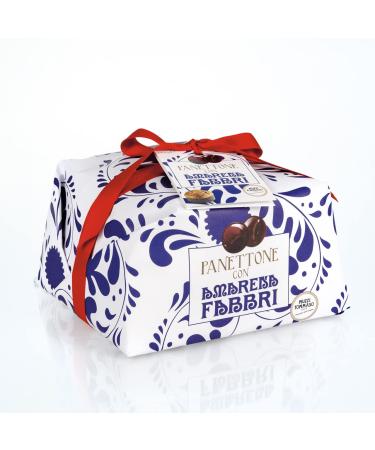 Amarena Fabbri Cherries Panettone by Tommaso Muzzi, Made in Italy 2.2 Pounds