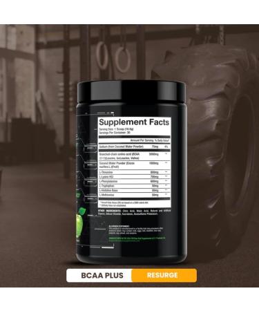 Resurge BCAA Plus Intra-Workout Supplement - Green Apple Candy Flavor | 30 Servings | Best International Shipping - Buy Online on GoSupps.com