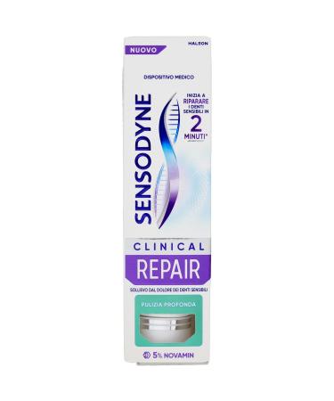 Sensodyne Sensodyne Clinical Repair Deep Clean Toothpaste for sensitive teeth starts repairing sensitive teeth in 2 minutes* 75 ml
