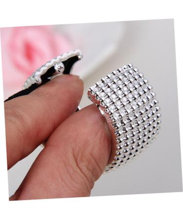 Hair Rubber Bands Beaded Hair Clip Clear Elastic Hair Ties Hair Band Punk Gothic Elastic Hair Tie Band Small Ponytail Holders Ponytail Holder Clip Clear Stand Crystal Miss Headband - Buy Online on GoSupps.com