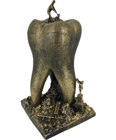 Unique Dental Office Tooth Decor Sculpture | Personalized Desk Accessories Gift for Dentists - Wudaizhi - Buy Online on GoSupps.com
