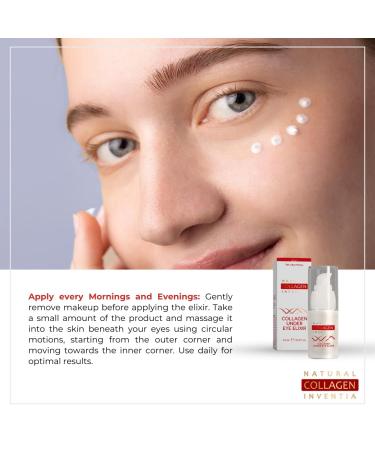 Natural Collagen Inventia Eye Cream | Anti-Wrinkle & Dark Circle Elixir | 15ml Eye Care Solution - Buy Online on GoSupps.com
