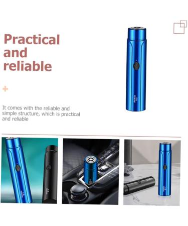 PopetPop Electrical Razors for Men | Durable Lightweight Household Razor | Perfect for Daily Use & Travel - 10.6x2.6cm Blue - Buy Online on GoSupps.com