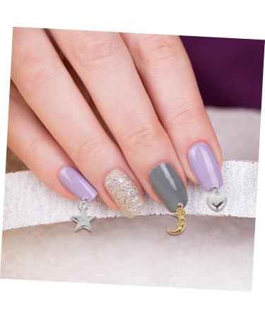 DOITOOL 7 Sets Nail Pendant Nail Kits Piercing Kit Nail Accessories Nail Art Tool Dangle Nail Charms Black Horns Headband Nail Piercing Tool Nail Piercing Pendant Kit Nail Dangle Charms - Buy Online on GoSupps.com