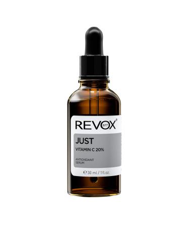 REVOX B77 JUST Vitamin C Serum for Face  More Powerful Anti-Ageing Serum with 20% Vitamin C - Reduces Wrinkles  Lines & Aging   Restores & Boosts Collagen For Faster Results   30 ml Bottle