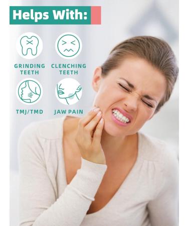 Teeth Grinding Relief Massager - PulsMode Vibration & Heating for TMJ Pain Muscle Relaxation & Stress Relief | Compatible with Mouth Guards - Buy Online on GoSupps.com