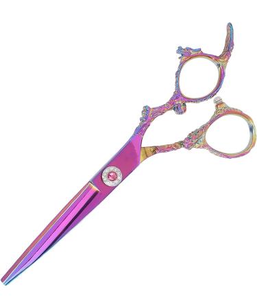 Qukaim Stainless Steel Scissors Hair Cutting Shears Professional Stainless Steel Hairdressing Scissors for Barbers Haircut Scissors 6.5" Straight Hairstyling Scissors - Buy Online on GoSupps.com