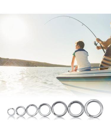 Buy Split Rings Stainless Steel Fishing Tackle - Double Circle Connector 50/100pcs Size 10 | High-Quality Fishing Gear - Buy Online on GoSupps.com