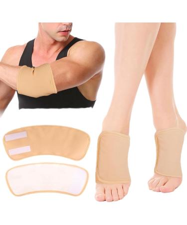 Siopob Castor Oil Pack Wrap - 1 Pair Adjustable Castor Oil Compress For Women Anti-leakage Ankle Care Essence Oil Pack Reusable Compress Relieves Sprains Swell - Buy Online on GoSupps.com