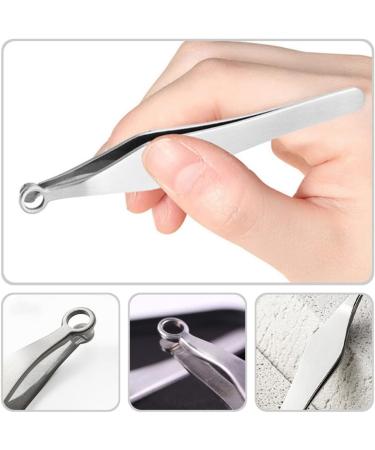 Frcolor Stainless Steel Nasal Hair Clip & Eyelash Tweezers Set - Precision Grooming Tools for Men & Women - Buy Online on GoSupps.com