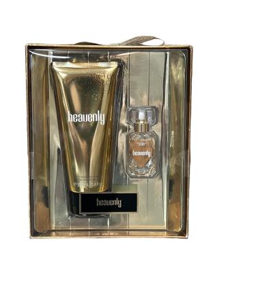 Victoria's Secret Heavenly Eau de Parfum .25 oz. & Fragrance Lotion 3.4 oz Mini Perfume Gift Set (Heavenly)