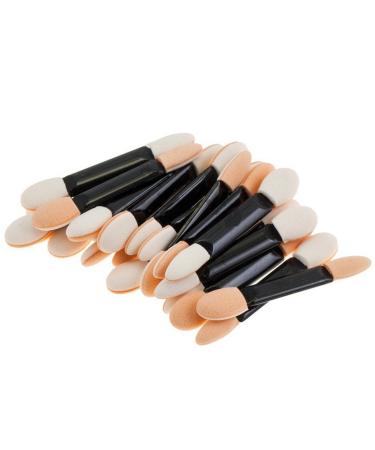 KINGMAS 100 Pack Double Ended EyeShadow Brushes - Disposable Oval Applicator Makeup Tools - Buy Online on GoSupps.com