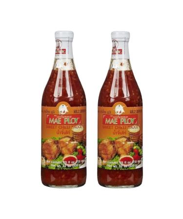 Mae Ploy Thai Sweet Chilli Sauce Dipping Sauce 920g (Pack of 2) HALAL