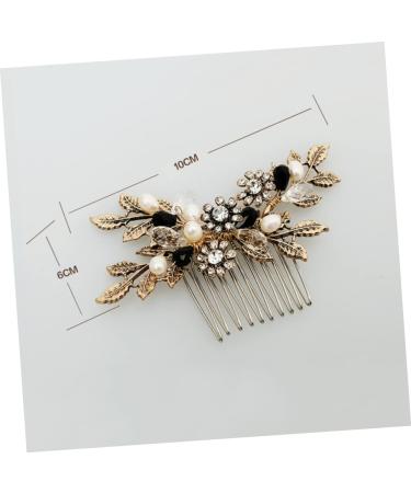 DOITOOL 1pc Pearl Hair Comb Purse Organizer Bridal Hair Comb Pearl Comb Metal Hair Comb Hair Comb for Bride Comb for Bridal Retro Hair Comb Pearl Headpiece S870 Fashion Hair Accessories - Buy Online on GoSupps.com