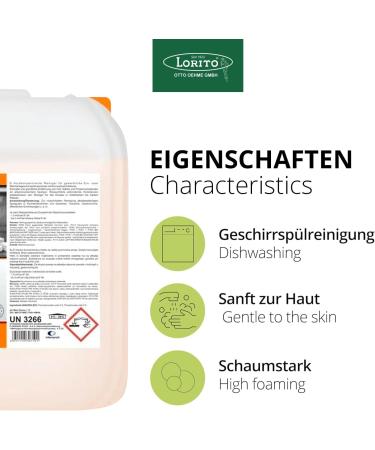 Buy Lorito Fresh & Clean Dishwasher Cleaner - 10L Quick-Drying & Nourishing - International Shipping - Buy Online on GoSupps.com