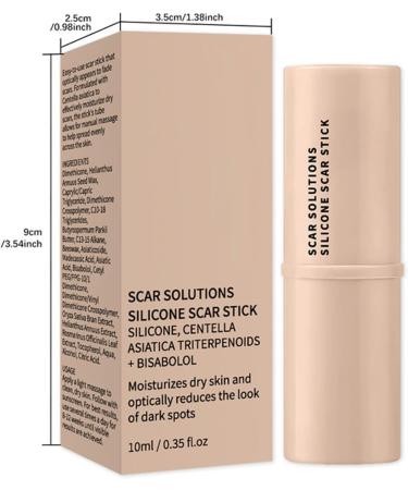 Silicone Scar Stick - 10ml Facial Extraction | Repair Word to Remove Skin Marks | 1.38 x 0.98 x 3.54 inches Keloid Trap Remover with Keloid - Buy Online on GoSupps.com