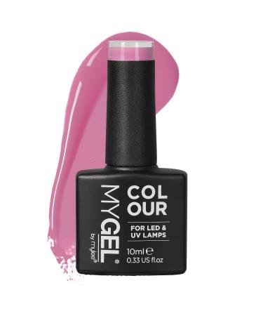 Mylee Gel Nail Polish 10ml Peony UV/LED Soak-Off Nail Art Manicure Pedicure for Professional Salon & Home Use Pink Range - Long Lasting & Easy to Apply MG0026 - Peony