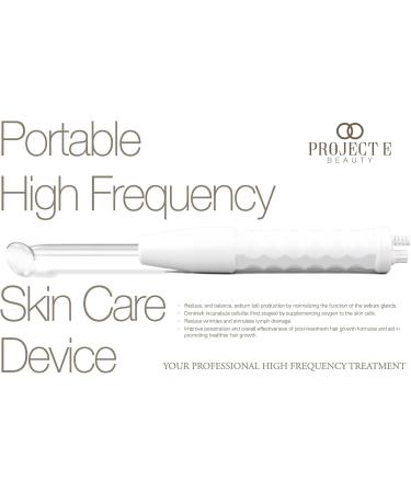 Project E Beauty D'arsonval High Frequency Wand Argon Gas | Purple Violet Beauty Skin Care Acne Spot Pimple Removal Remover Skin Face Tightening Lifting Puffy Eyes Therapy Facial Portable Device - Buy Online on GoSupps.com