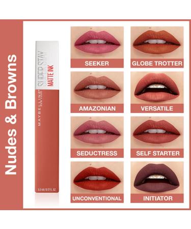 Maybelline New York Superstay Liquid Matte Lipstick 70 Amazonian | Long Lasting 16hr Wear | International Shipping Available - Buy Online on GoSupps.com