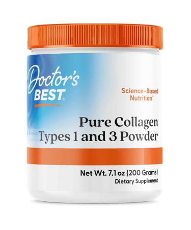 Doctor's Best Pure Collagen Type 1 & 3 200g Powder Lab Tested Gluten Free Soy Free