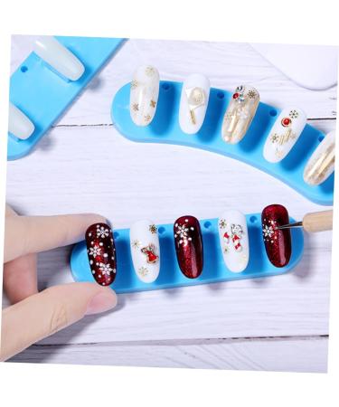 LALAFINA Nail Practice Base 6 Boxes Nail Training Rack Nail Practice Rack Tip Stand for Nails Tip Display Stand Nail Practice Stand - Buy Online on GoSupps.com