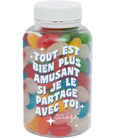 Mr.Wonderful Sweet Jar - Everything is much more fun if I share it with you - Buy Online on GoSupps.com