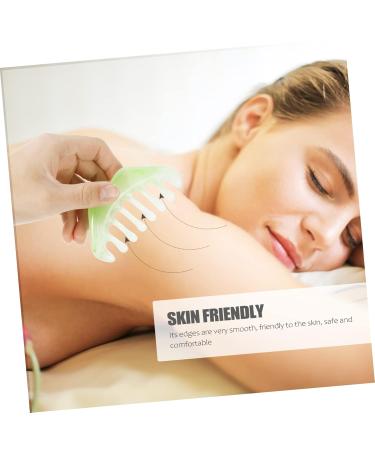 Beaupretty 12 STK Massage Comb & Gua Sha Tool - Promote Circulation & Health | Afro Kamm Jade Head Massager for Scalp & Face - Buy Online on GoSupps.com