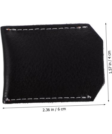 Minkissy Razor Holster - PU Leather Case for Safety & Travel Razors | Protective Cover for Home & Travel - Buy Online on GoSupps.com