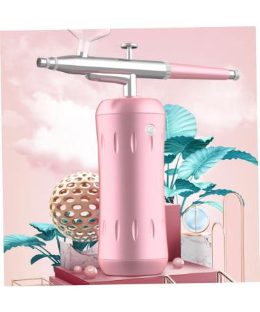 MAGICLULU Oxygen Injector Water Replenishment Instrument Portable Facial Mister Cordless Airbrush Kit Face Air Brush Cordless Makeup Airbrush Face Moisturizers Blush Pink Abs Pearlescent - Buy Online on GoSupps.com