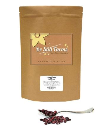 Be Still Farms Organic Small Red Beans (5lb) Red beans- Frijoles Naturas - Non GMO Beans - Organic Red Beans Bulk - Raw Vegan Beans Dried - Vegan Snack 5 Pound (Pack of 1)