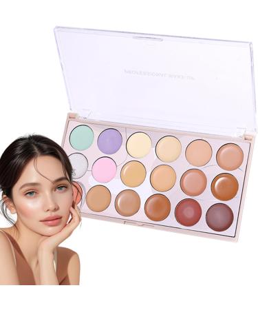 Concealer Contour Palette - Brightening Face Cream 18 Colors | Waterproof Concealer Makeup for Complexion Beauty Palette for Daily Use - Buy Online on GoSupps.com