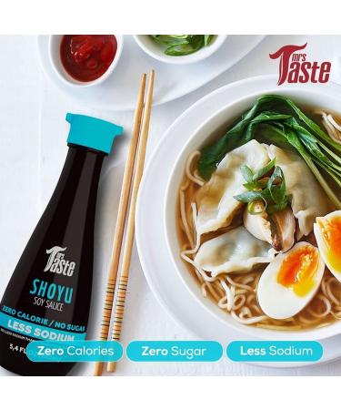 Mrs Taste Sugar Free Soy Sauce - Zero Calories, Low Sodium, Keto & Paleo Friendly Shoyu Soy - 5.4 Fl Oz - Buy Online on GoSupps.com