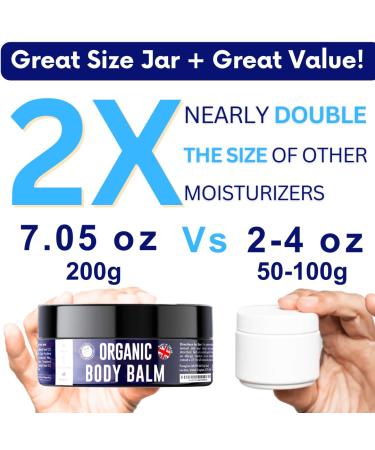 natriglo Intensive Body Moisturiser for Dry Skin | Shea Butter Moisturiser for Acne Prone Skin | Eczema Cream | Body Creams for Women Men Children with Coconut Oil Lavender Vitamin E - Buy Online on GoSupps.com