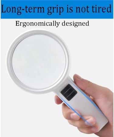 LED Illuminated Hand-held Magnifier Portable Reading Aid Magnifier 30X High Definition Lens for Reading Inspection Welding Needlework Repair Hobbies and Crafts Made in China - Buy Online on GoSupps.com