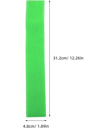 VANZACK Fitness Arm Band - 2pcs Elastic Workout Loop Bands for Legs & Arms | Ideal for Yoga & Gym Training - Green - Buy Online on GoSupps.com