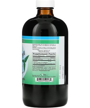 World Organic Chlorophyll Mint 50mg - Organic Mint Supplement - Buy Online on GoSupps.com
