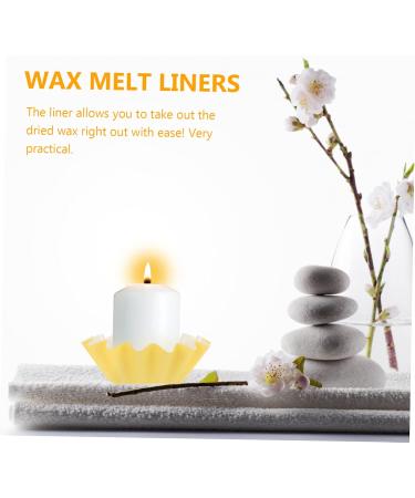 Warmhm 50 Waxed Cardboard Cup Inserts for Candle Making - PET-Coated 9x9x8cm Ideal for Melting Furnaces - Buy Online on GoSupps.com