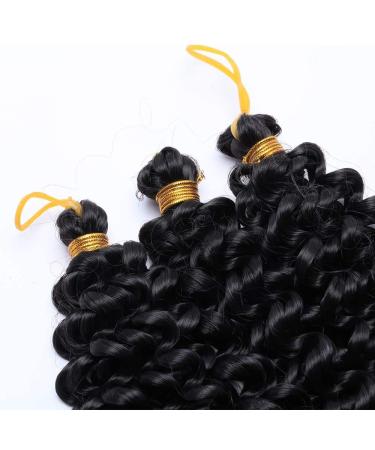 SEGO Water Wave Braids - Afro Kinky Hair Extension Closure Bundles | Dark Black 1 - 20cm (90g) - International Shipping - Buy Online on GoSupps.com