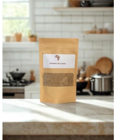 Cumin seeds Aromatic whole spice Warm and intense flavor for cooking and seasonings 50g - Buy Online on GoSupps.com