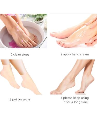 Moisturizing Silicone Socks for Dry Cracked Feet | Anti-Slip Gel Foot Spa - DJSUEW - Buy Online on GoSupps.com
