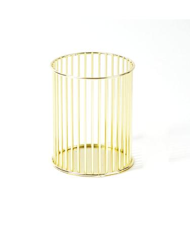 Metal Nail Pen Holder Makeup Brushes Stand Eyebrow Pen Lipsticks Lip Gloss Holder Nail Art Painting Pen Rack Organizer Nail Tool Gold