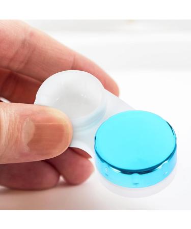 Beaupretty Colored Contact Lenses Travel Case Set with Tweezers | Eye Contact Holder & Makeup Remover | International Shipping Available - Buy Online on GoSupps.com