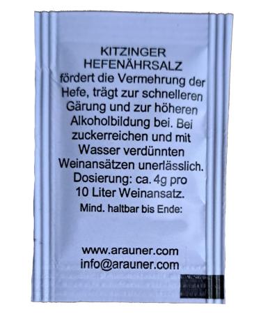 Yeast Nutrient Salt 10x1g | ARAUNER Yeast Nutrient - Diammonium Phosphate for Brewing & Fermentation - Buy Online on GoSupps.com