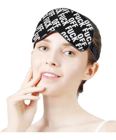 Fuck-Off Sleep Eye Mask - Cute Blindfold Eyeshade Gift for Women and Men - Buy Online on GoSupps.com