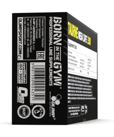 Olimp Labs Taurine Capsules 1500 mg Pack of 120 Mega Capsules - Buy Online on GoSupps.com
