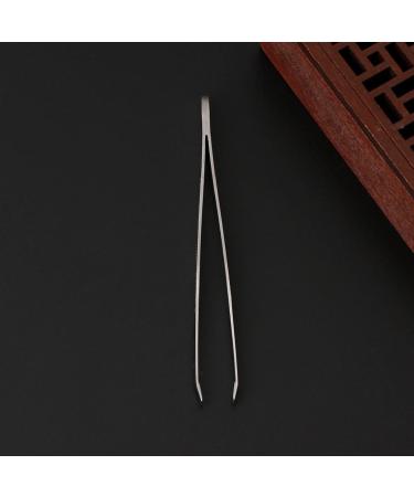 Professional Stainless Steel Eyebrow Hair Removal Tweezer Flat Tip Tool New - Buy Online on GoSupps.com
